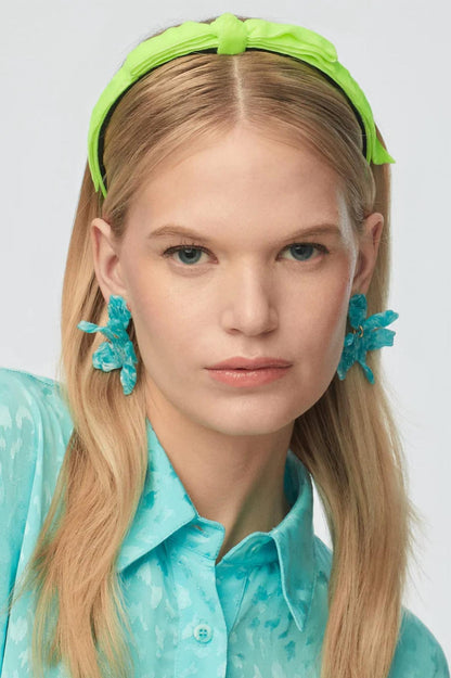 Women's Bardot Slim Ribbon Headband In Neon Sunshine