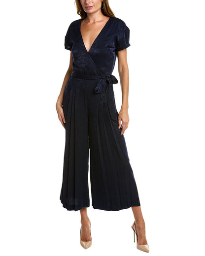 Tahari ASL Belted Jumpsuit