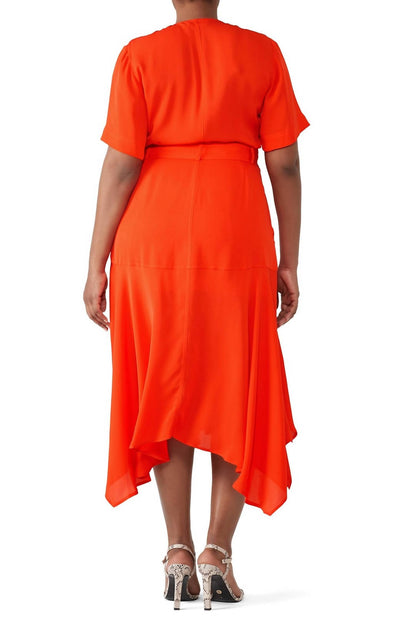 Claire Dress In Orange