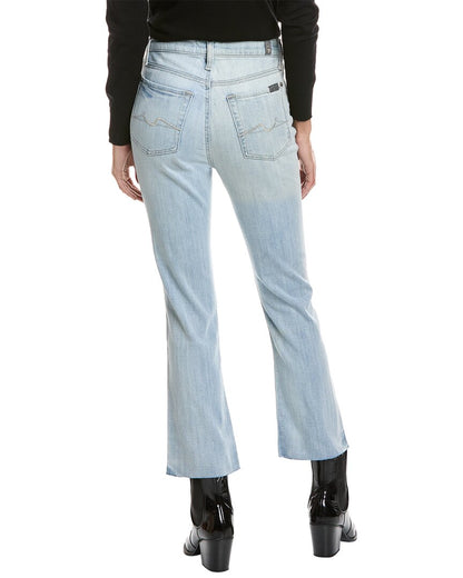 7 For All Mankind High-Waist Coco Prive Slim Kick Jean