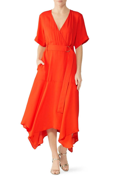 Claire Dress In Orange