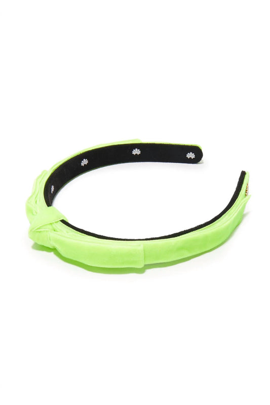 Women's Bardot Slim Ribbon Headband In Neon Sunshine
