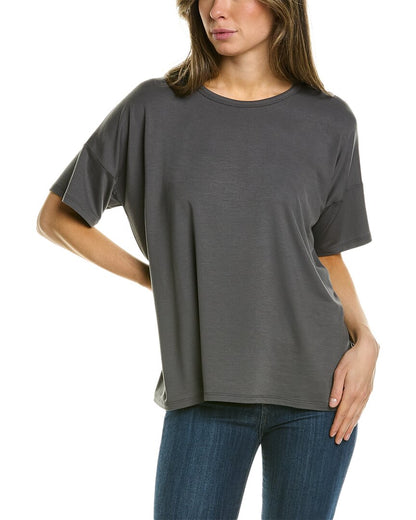 EILEEN FISHER Crewneck Boxy T-Shirt