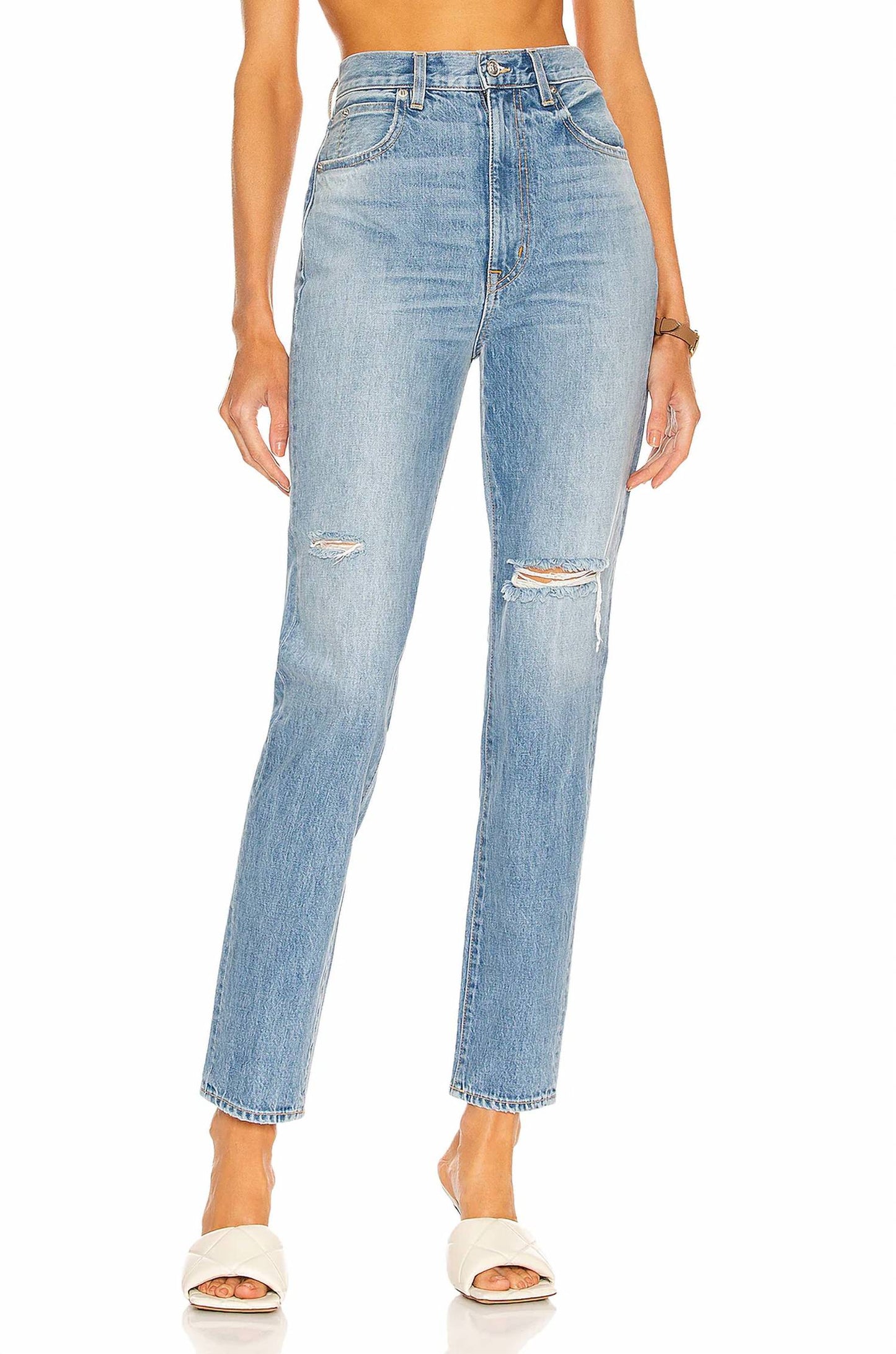 Beatnik High Rise Slim Jean In Trouble Maker