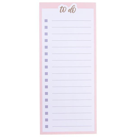 Pink To Do Magnetic Notepad