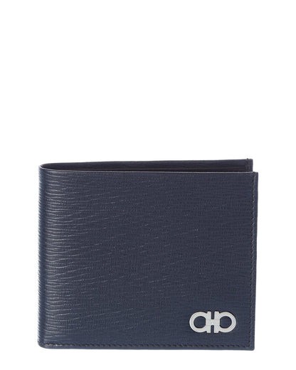 Salvatore Ferragamo Gancini Leather Bifold Wallet