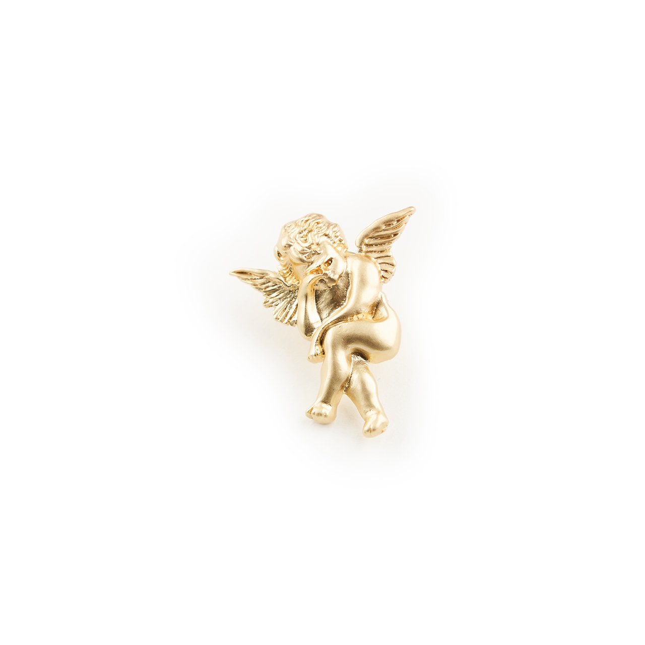 fucking awesome cherub gold pin