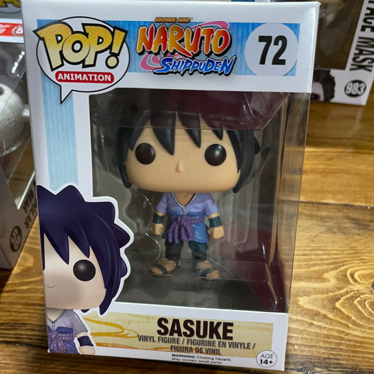 Naruto: Shippuden - Sasuke (#72) - Funko Pop! Animation Vinyl Figure (Anime)