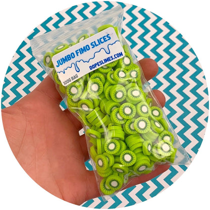 Jumbo Kiwi Fimo Slices