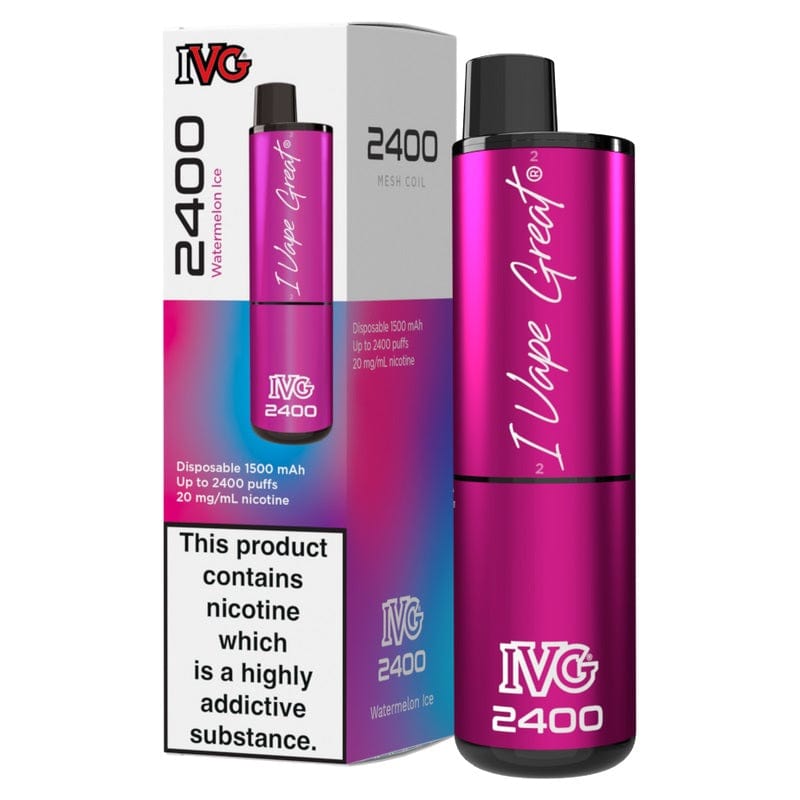 IVG 2400 Puff Disposable Vape - Watermelon Ice