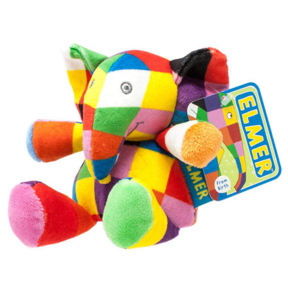 Elmer Rattle Soft Toy