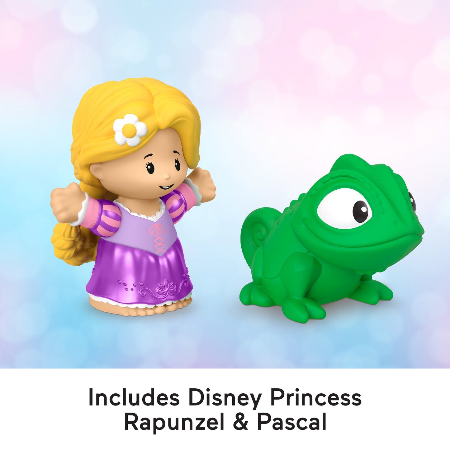 Disney Princess Rapunzel & Pascal Little People Toddler Figure Set, 2 Pieces