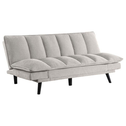 Laredo Upholstered Convertible Sofa Bed Light Grey