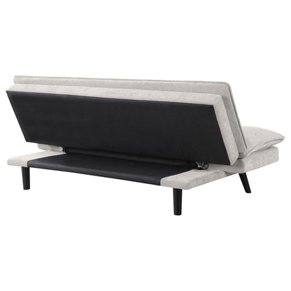 Laredo Upholstered Convertible Sofa Bed Light Grey