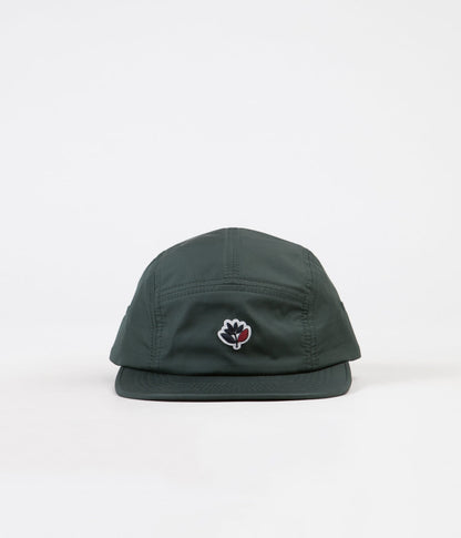 Magenta 5 Panel Cap - Green