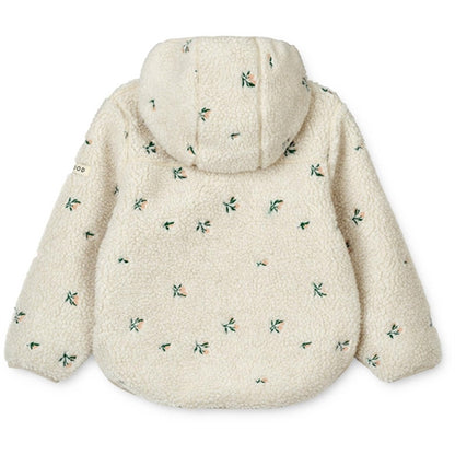 Liewood Mara Pile Jacket Peach Sandy Embroidery