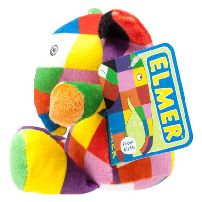 Elmer Rattle Soft Toy