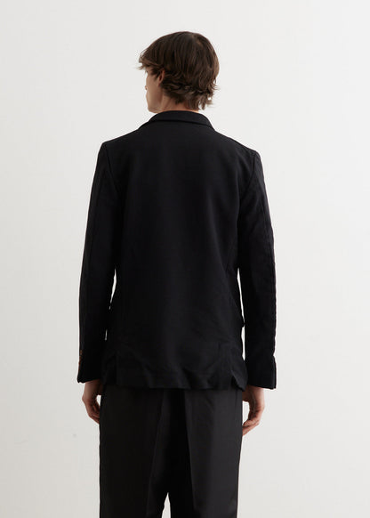 Garment Dyed Polyester Serge Blazer