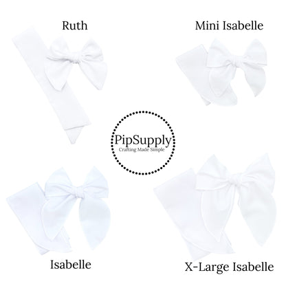 Spellbound Periwinkle Hair Bow Strips