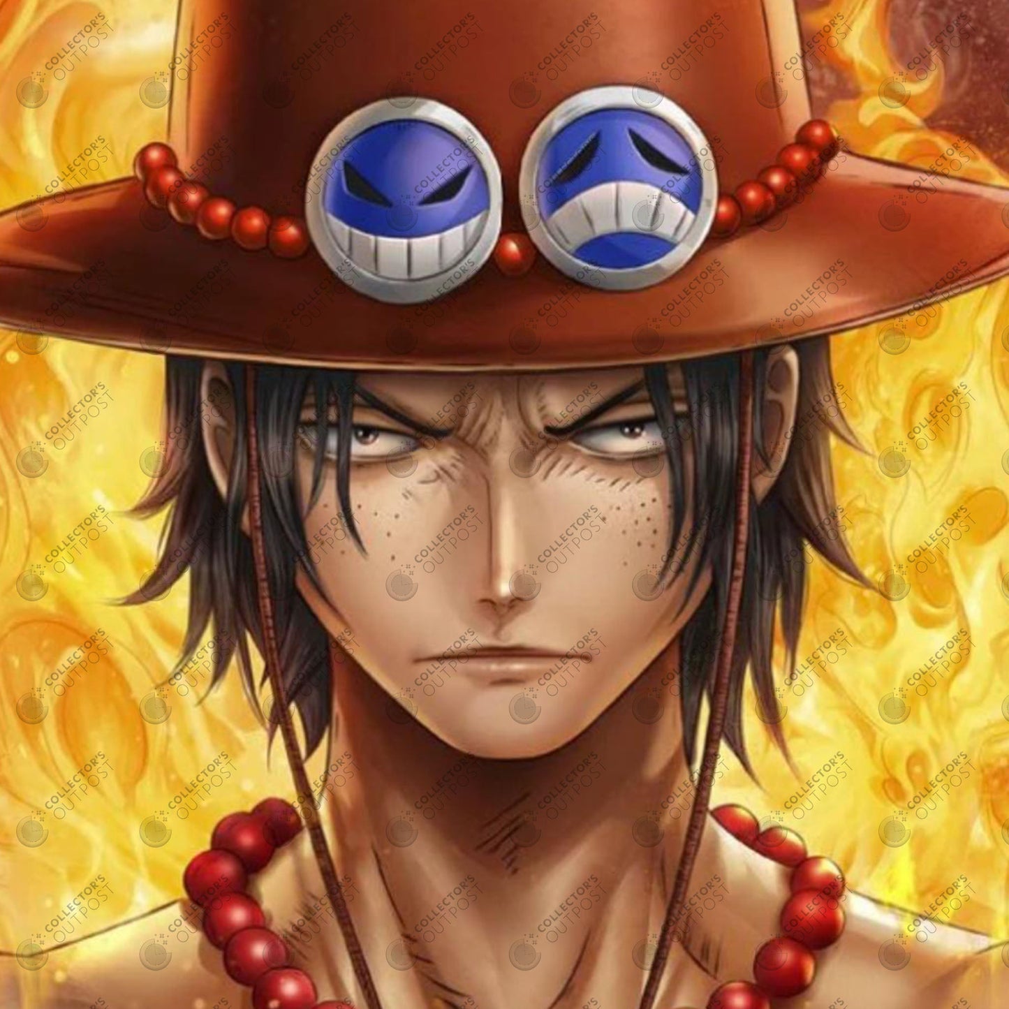 Portgas D. Ace "Fire Pirate" (One Piece) Legacy Portrait Art Print