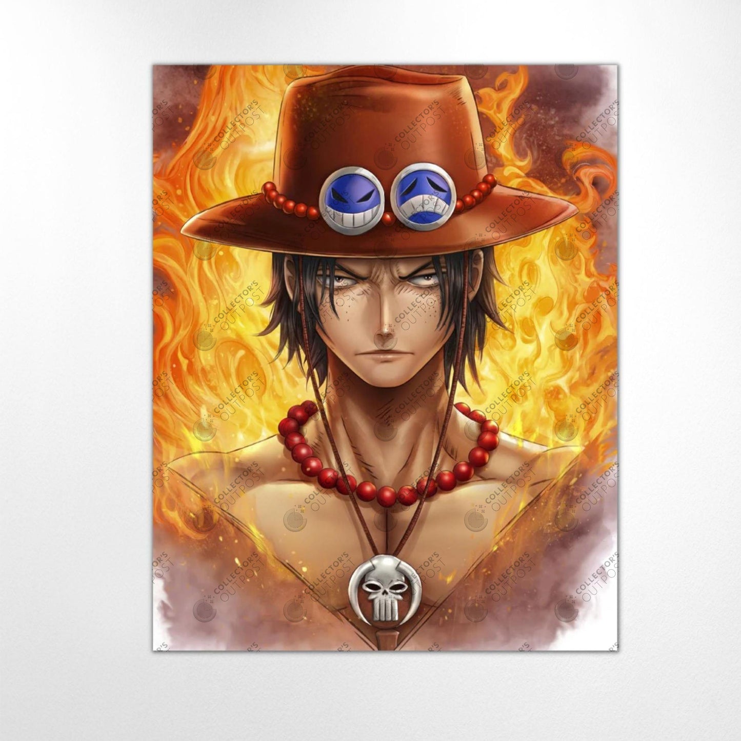 Portgas D. Ace "Fire Pirate" (One Piece) Legacy Portrait Art Print