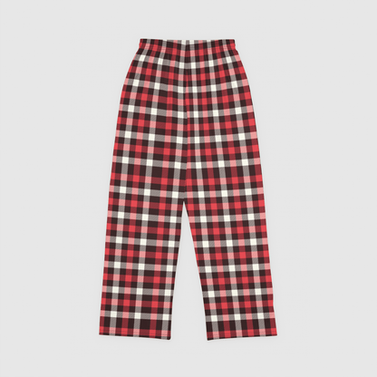 Red Plaid Lounge Bottoms