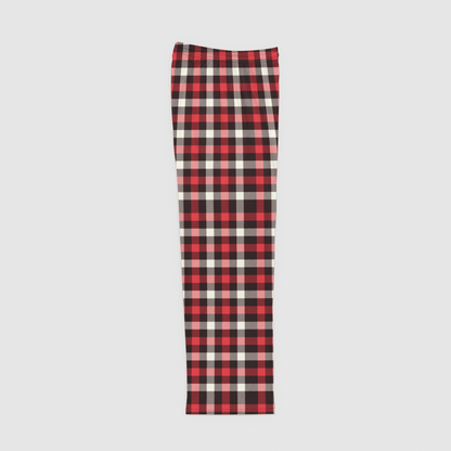 Red Plaid Lounge Bottoms