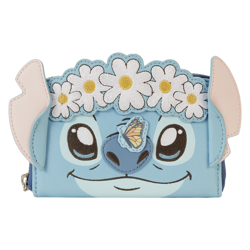 Lilo & Stitch Springtime Daisy Cosplay Zip Around Wallet by LoungeFly