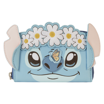 Lilo & Stitch Springtime Daisy Cosplay Zip Around Wallet by LoungeFly