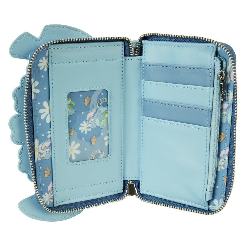 Lilo & Stitch Springtime Daisy Cosplay Zip Around Wallet by LoungeFly