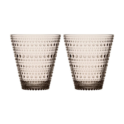 IITTALA | Glassware | KASTEHELMI Tumbler 30cl - Linen 2pcs