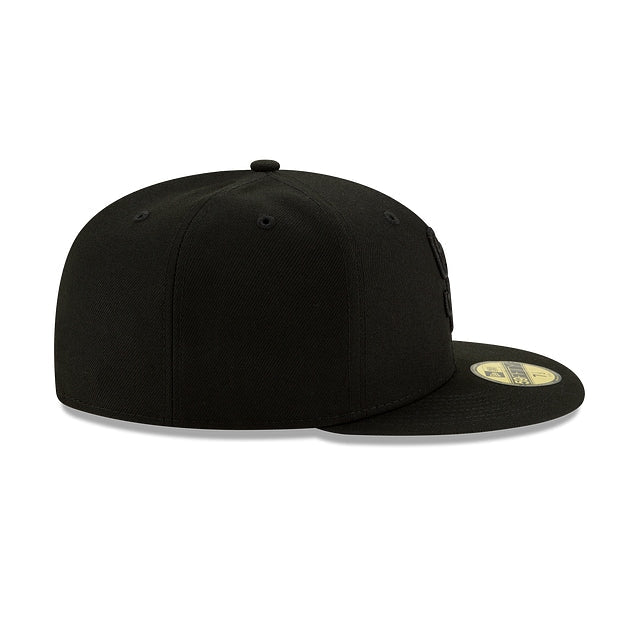 San Diego Padres Black On Black 59FIFTY Cerrada