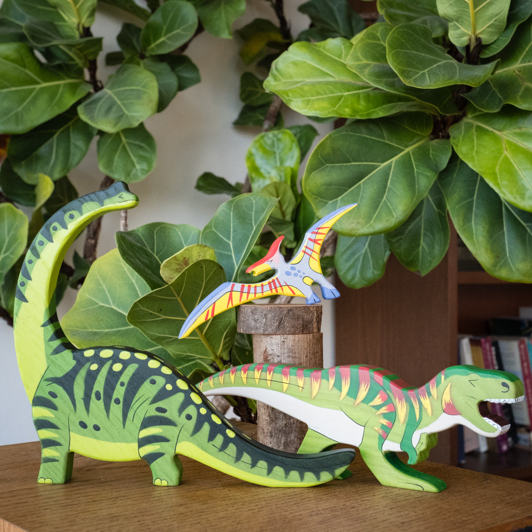 Wooden Caterpillar diplodocus